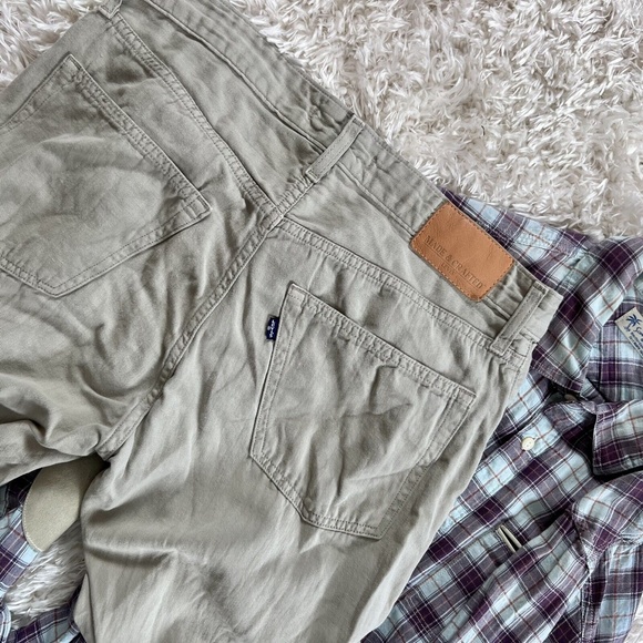 Levi's "Made and Crafted" Ruler Straight Linen Jeans Men 32R - excellent! - Picture 3 of 5